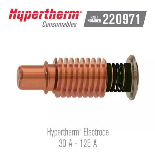 Hypertherm® Consumables 220971 Electrode 125A