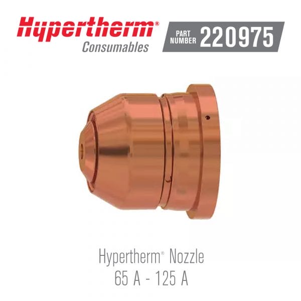 Hypertherm® Consumables 220975 Nozzle 125A