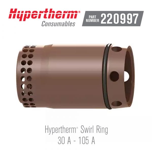 Hypertherm® Consumables 220997 Swirl Ring 125A