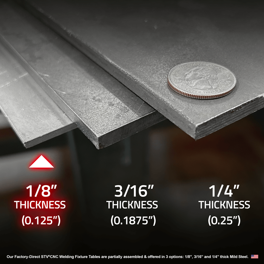 STV®CNC 1/4" inch Fixture Table 2X4 Welding Fabrication Table