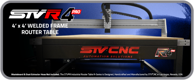 Selection STVCNC STVR4PRO 4x4 CNC Welded Frame Table Router