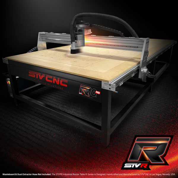 STVCNC STVR10PRO 5x10 CNC Welded Frame Table Router